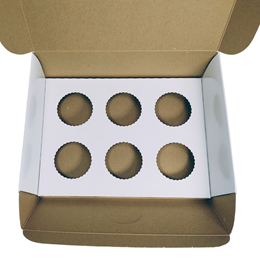 9.7 x 7.25 (6) Standard Insert bakery boxes, custom boxes, pastry boxes, gift boxes, Product Packaging Boxes, packaging, deli boxes, cupcake boxes, cupcake box inserts, box inserts