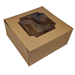 5.25" Pastry/Deli Box (Kraft Window) - 10-0552KW