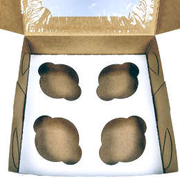 7" Cupcake Insert (Standard) bakery boxes, custom boxes, pastry boxes, gift boxes, Product Packaging Boxes, packaging, deli boxes, cupcake boxes, cupcake box insert, box inserts